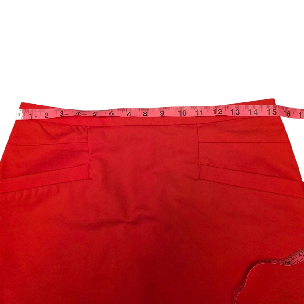 H&M Bright Red Mini Skirt Size 10 - Picture 7 of 9